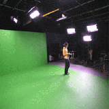 Green Screen Studio - Our new studio features a 20x20 green screen area lit with Kino Flo florescent, daylight balanced lamps. This area can also be converted to a set area.