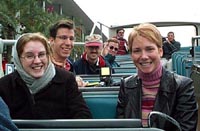 Irish friends on the tour bus [photo: LCDR Humberto Zuniga]